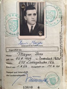 Pass, ausgestellt 1960!!